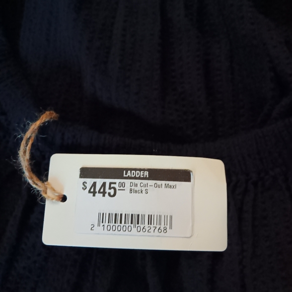 APiece Apart Sz Sm Dia Cut-Out Black Maxi Dress - NWT - Picture 9 of 12